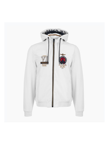 Мъжки суитшърт Aeronautica Militare 251AF500F459 Cappucio off white