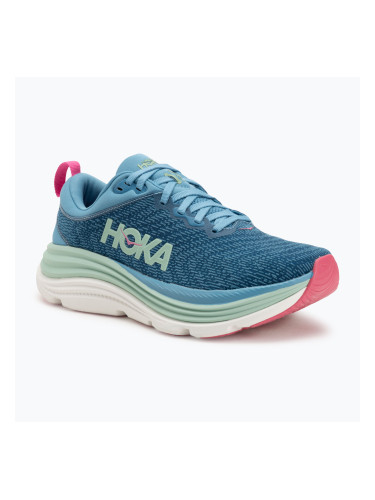 Дамски обувки за бягане HOKA Gaviota 5 alpine blue/jadeite