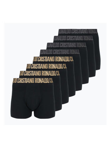 Мъжки боксерки CR7 Basic Trunk 8 чифта black