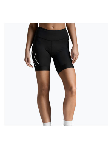 Дамски къси панталони за триатлон 2XU Core Tri 6" black/white