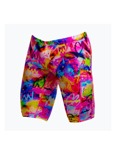 Детски плувни шорти тип клин Funky Trunks Training Jammers tag her