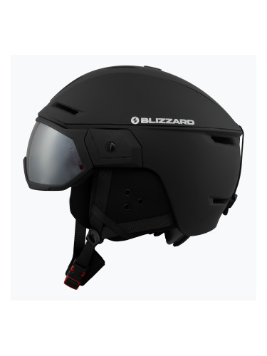 Скиорска каска Blizzard Edge Visor black/mirror smoke