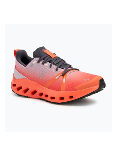 Дамски обувки за бягане On Cloudsurfer Trail Waterproof mauve/flame
