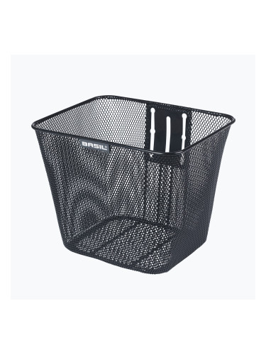 Basil Bilbao FM предна кошница за велосипед + FM държач за кормило черен