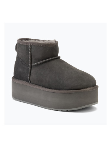 Дамски ботуши за сняг EMU Australia Stinger Micro Flatform charcoal