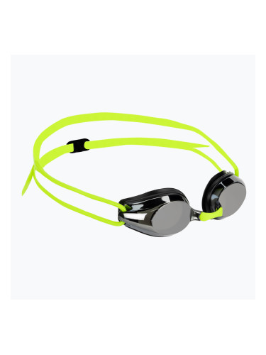 Детски очила за плуване Tracks JR Mirror silver/black/fluoyellow