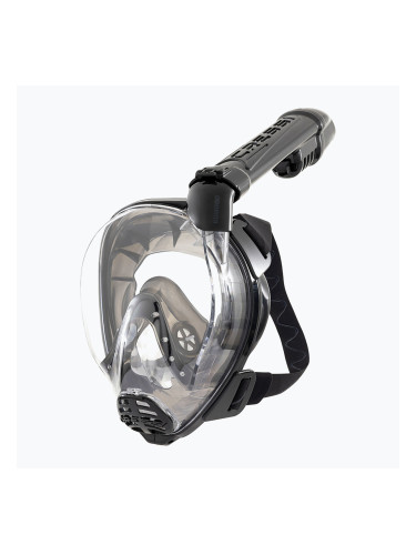 Цялолицева маска за шнорхелинг Cressi Komodo Full Face black/black
