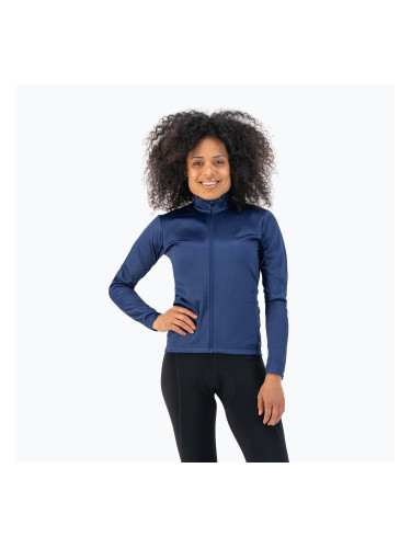 Дамски колоездачен анцуг с дълъг ръкав Rogelli Core W navy
