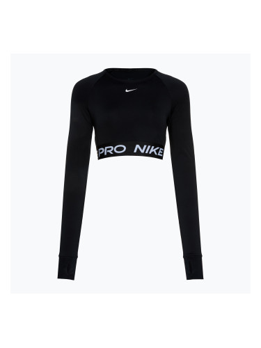Дамска блуза с дълъг ръкав за тренировка Nike Pro 365 Dri-Fit black/white