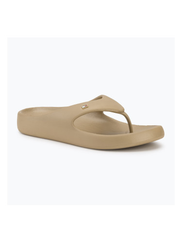 Дамски джапанки Tommy Hilfiger Pearlized Summer Sandal safari canvas pearlized