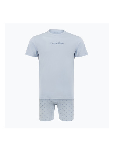 Мъжка пижама Calvin Klein LV00NM2900 breezy blue top w/diamond logo