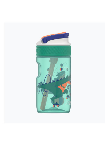 Kambukka Lagoon 400 ml жонглираща бутилка за пътуване с дино