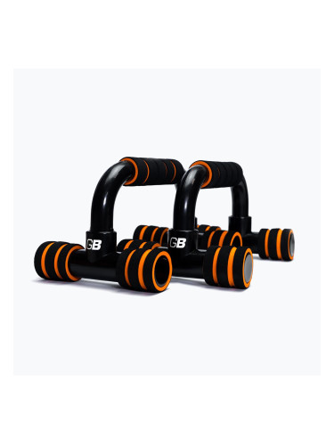 Дръжки за лицеви опори GymBeam black/orange