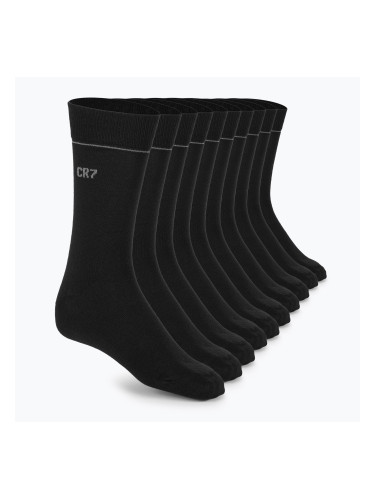 Мъжки чорапи CR7 10 чифта черни