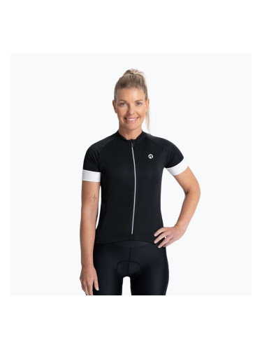 Дамска колоездачна фланелка Rogelli Modesta black /white