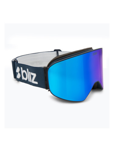 Скиорски очила Bliz Flow matte blue/brown/blue multi