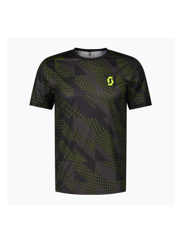 Мъжка тениска за бягане SCOTT RC Run black/yellow