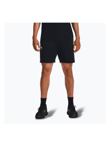 Мъжки шорти Under Armour Icon Fleece black/white