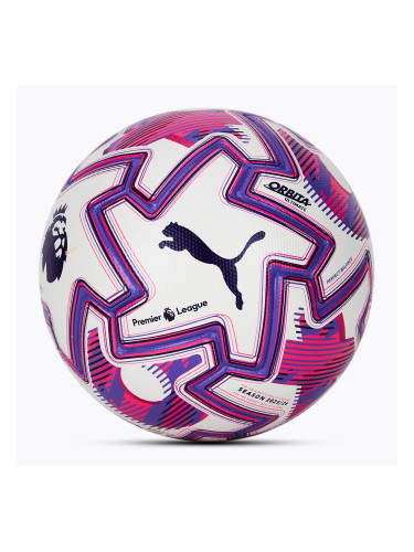 PUMA Orbita Ultimate PL Brilliance футболна пума бяла/мултиколор размер 5