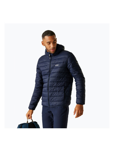 Мъжко яке REGATTA Hooded Marizion black navy/olympian blue