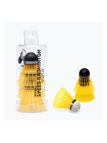 Совалки за бадминтон VICFUN Shock Tube 3 бр. оранжеви