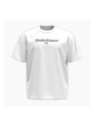 Мъжка тениска за тренировка Under Armour Heavyweight WM white/blue haze