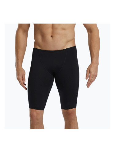 Мъжки шорти за плуване тип клин TYR Soild Large Logo Jammer black