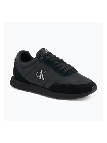 Мъжки обувки Calvin Klein YM0YM01361 Retro Runner Essential MIX MAT triple black