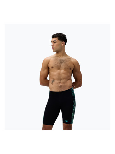 Мъжки шорти за плуване тип клин Speedo Endurance+ Tech Panel Jammer black/turquoise gem