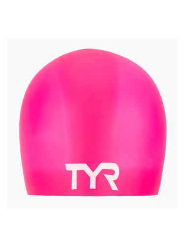 Шапка за плуване TYR Silicone Wrinkle Free pink