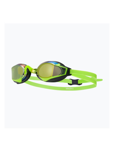 Очила за плуване TYR Stealth-X Performance Mirrored electro lime