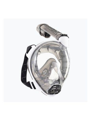 Цялолицева маска за шнорхелинг Cressi Komodo Full Face white/black