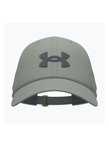 Мъжка шапка с козирка Under Armour Blitzing Adj ether titanium/clay green