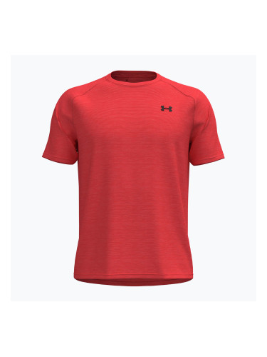 Мъжка тениска за тренировка Under Armour Tech Textured venom red/black