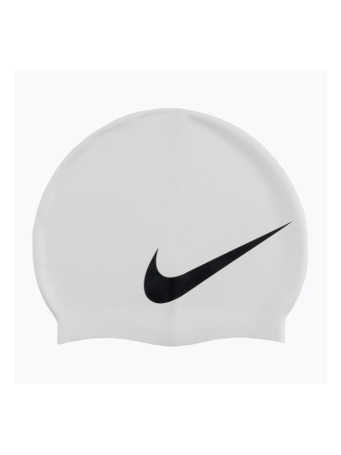 Nike Big Swoosh шапка за плуване бяла NESS8163-100