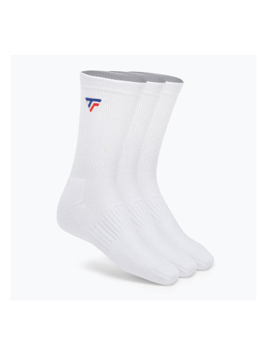 Tecnifibre Classic чорапи за тенис 3 пакета бели