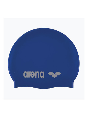 Arena Classic Силиконова синя небесносиня/бяла шапка за плуване