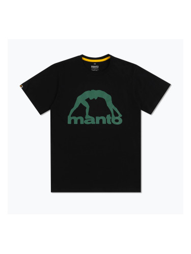 Мъжка тениска MANTO Vibe 25 black/green