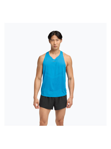 Мъжка тениска за бягане HOKA Race Singlet hoka blue