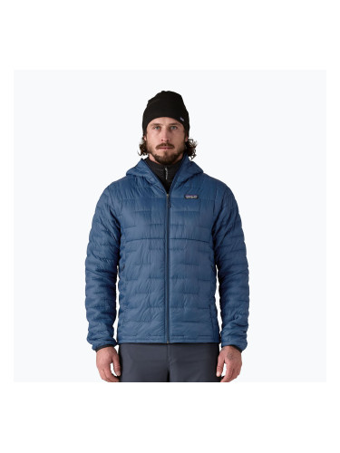 Мъжко пухено яке Patagonia Micro Puff Hoody clement blue