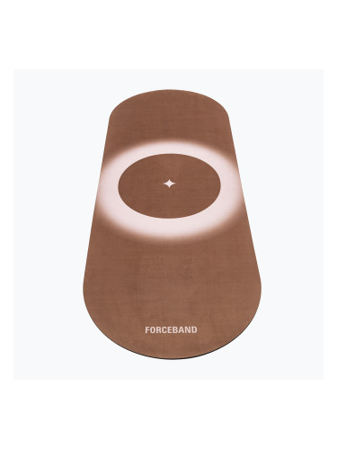 Постелка за йога FORCEBAND Mocha микрофибра + еко каучук 5 mm mocha