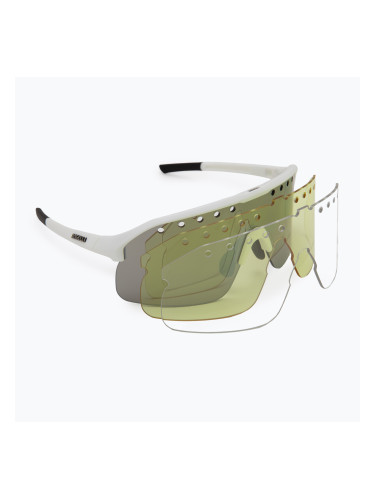 Слънчеви очила Rogelli Ventro Polarized white/taupe/brown platinum revo