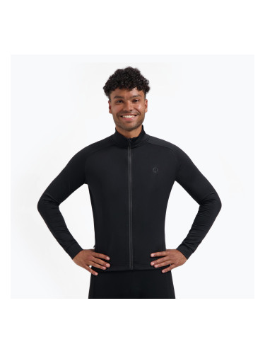 Мъжка блуза с дълъг ръкав за колоездене Rogelli Essential II black