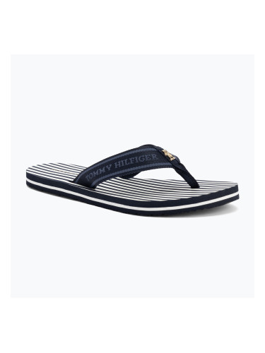 Дамски джапанки Tommy Hilfiger Stripes Beach Sandal space blue