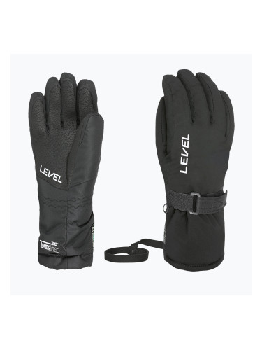 Детски скиорски ръкавици Level Junior black