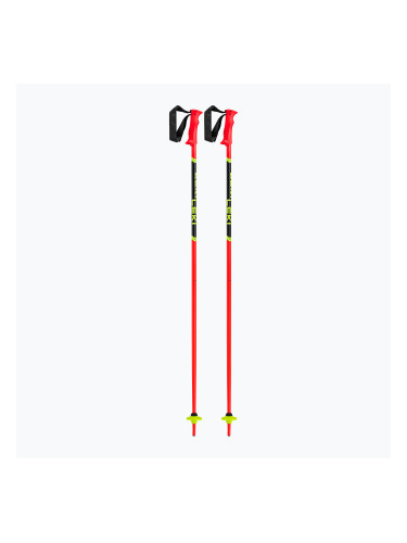 Детски ски щеки LEKI Racing bright red/ black/ neon yellow