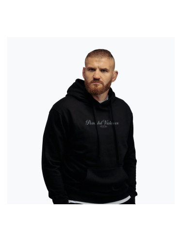 Мъжки суитшърт MANTO Peaceful Violence Hoody black