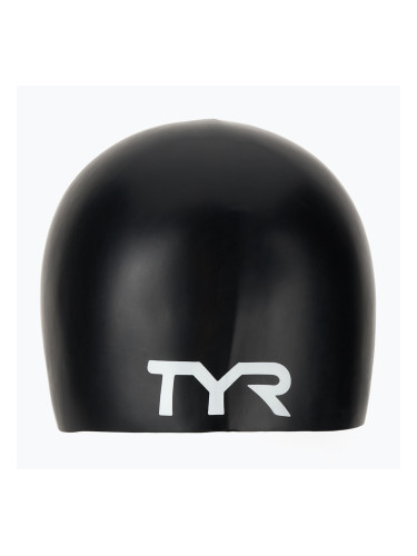 Детска шапка за плуване TYR Wrinkle-Free Silicone black