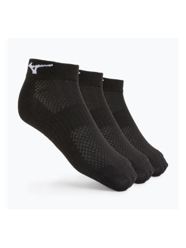 Чорапи за тенис Mizuno Training Mid 3P черни 67XUU95098