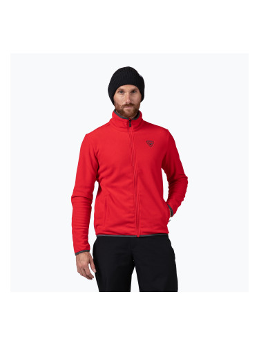 Мъжки суитшърт Rossignol Strawpile Fleece Fz sports red